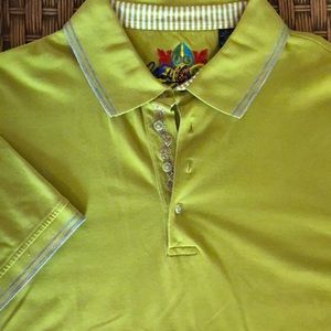 Green Robert Graham collared shirt
